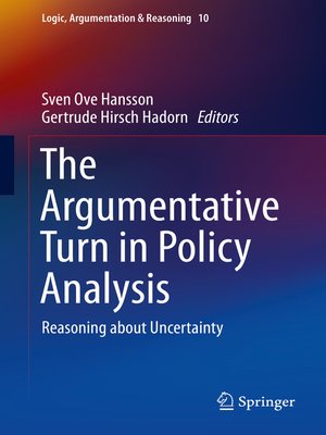 cover image of The Argumentative Turn in Policy Analysis